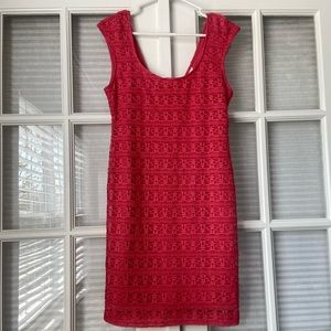 BCBG Lace Bodycon Mini Dress